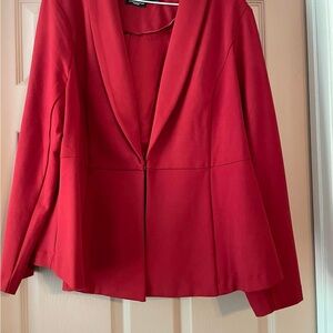 Torrid Red Blazer Modern Professional Suit Jacket